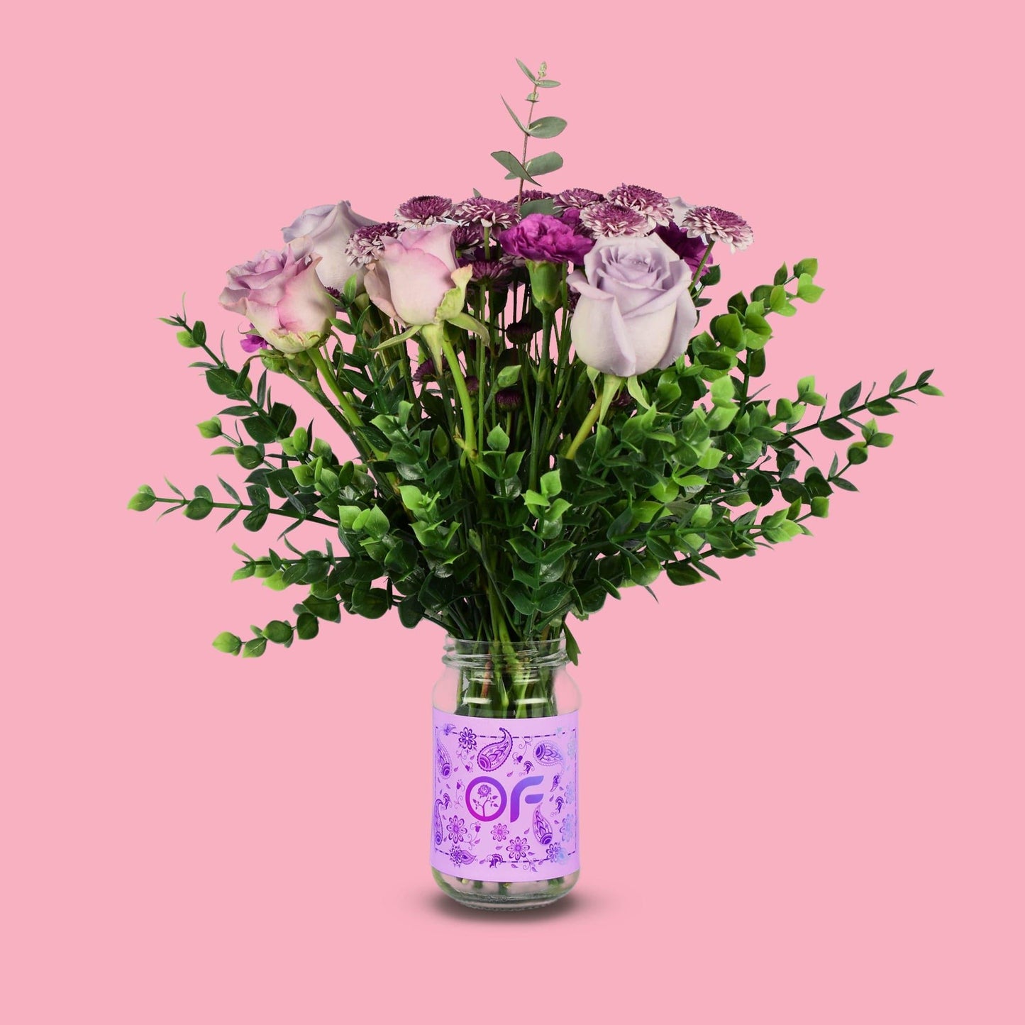 Purple Blooms - Office Flower