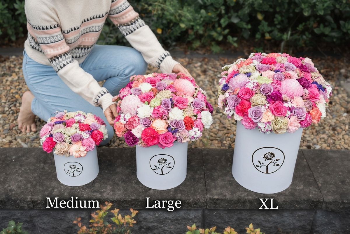 Medium Flower Box with Custom Logo