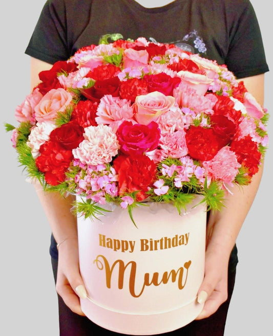 Red and Pink Blooms - Office Flower