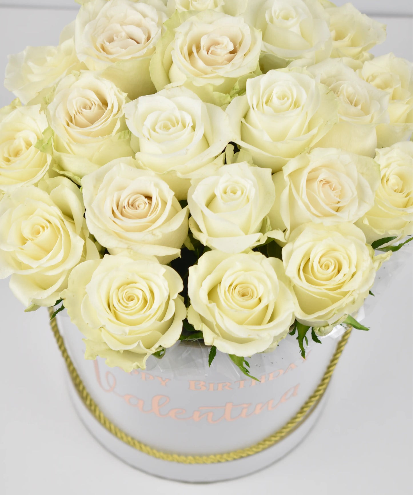 Premium White Rose Box - Rose Delivery