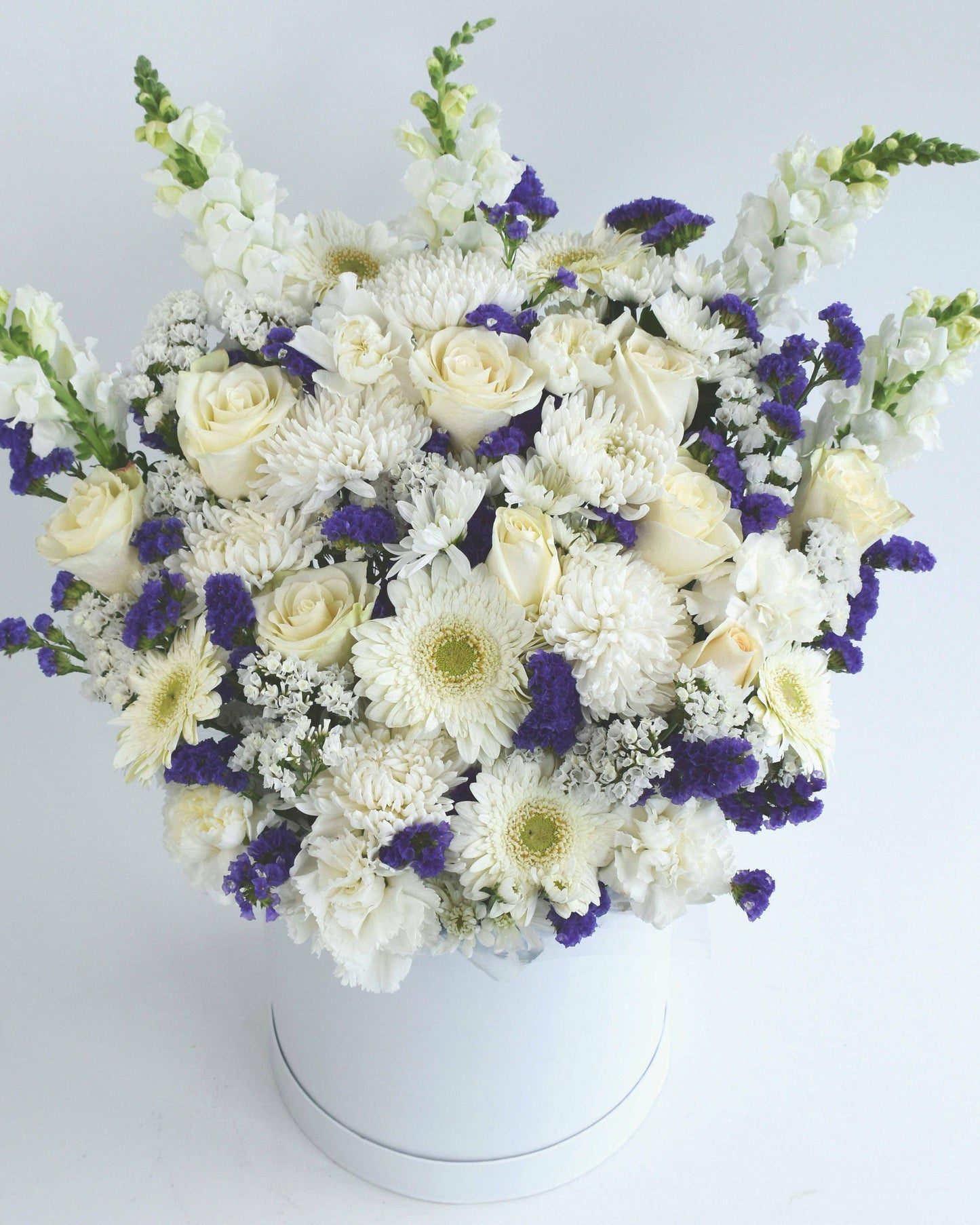 Blue and White Blooms - Office Flower