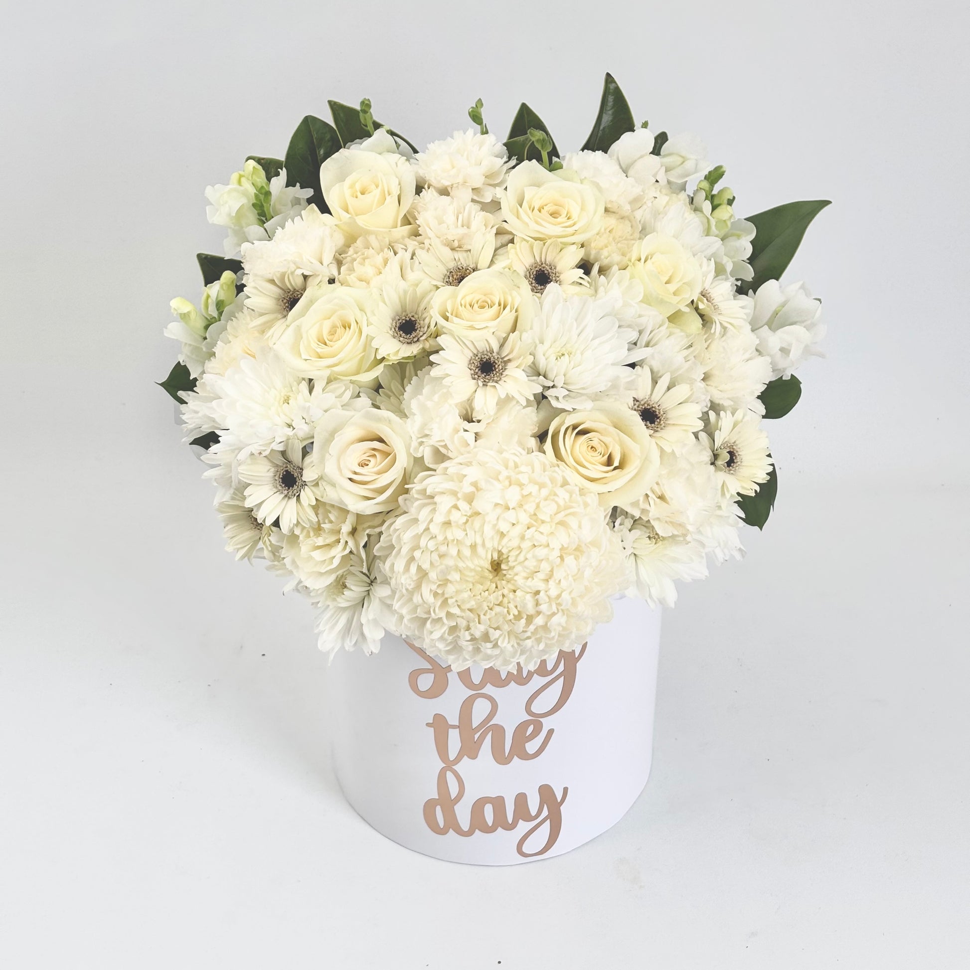 White blooms arrangement sydney 