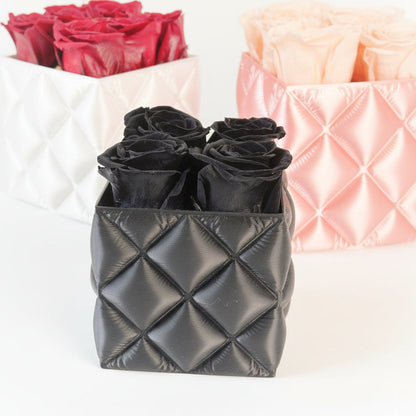 preserved black roses 