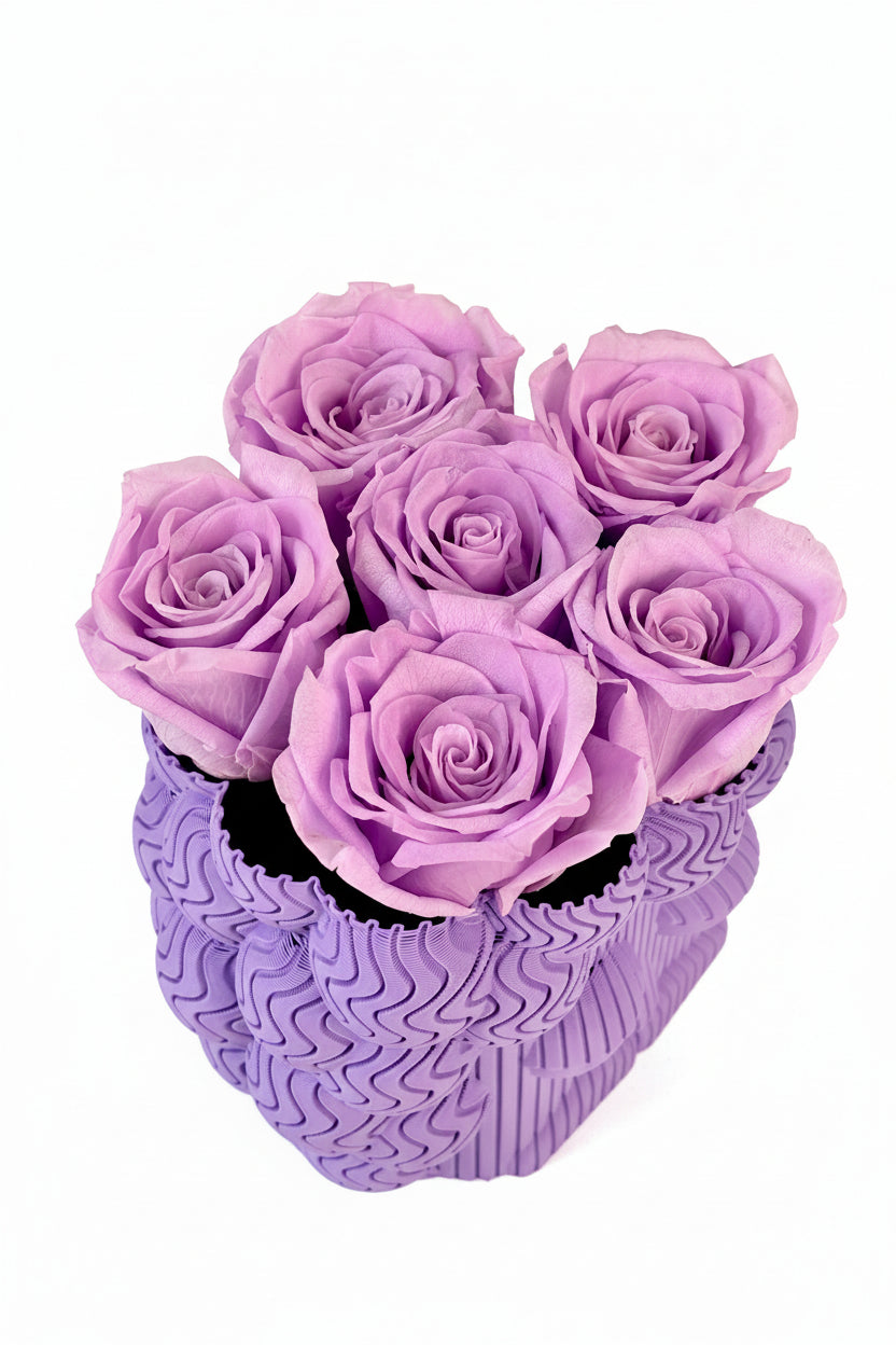 Purple rose box long lasting 