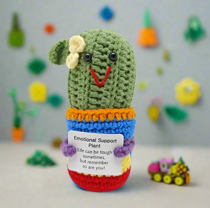 Handmade Crochet Cactus Potted Amigurumi 