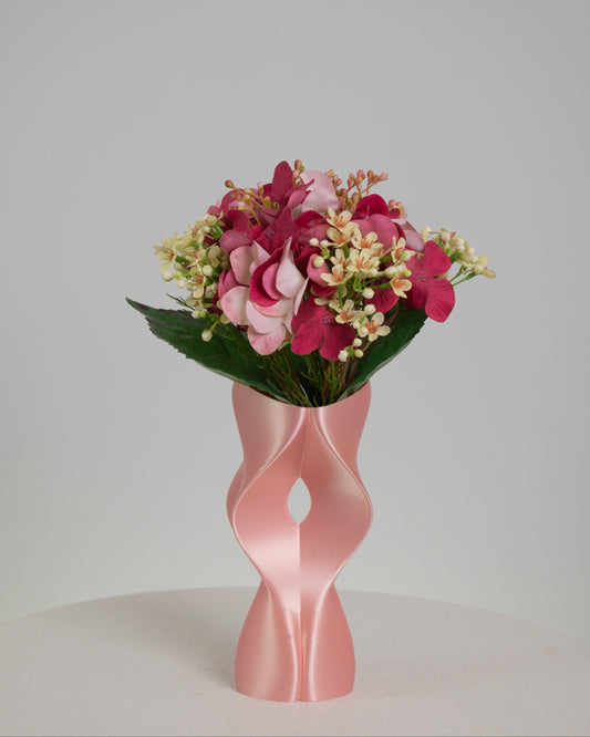 High-quality, lifelike artificial flowers in soft pink and cream tones
