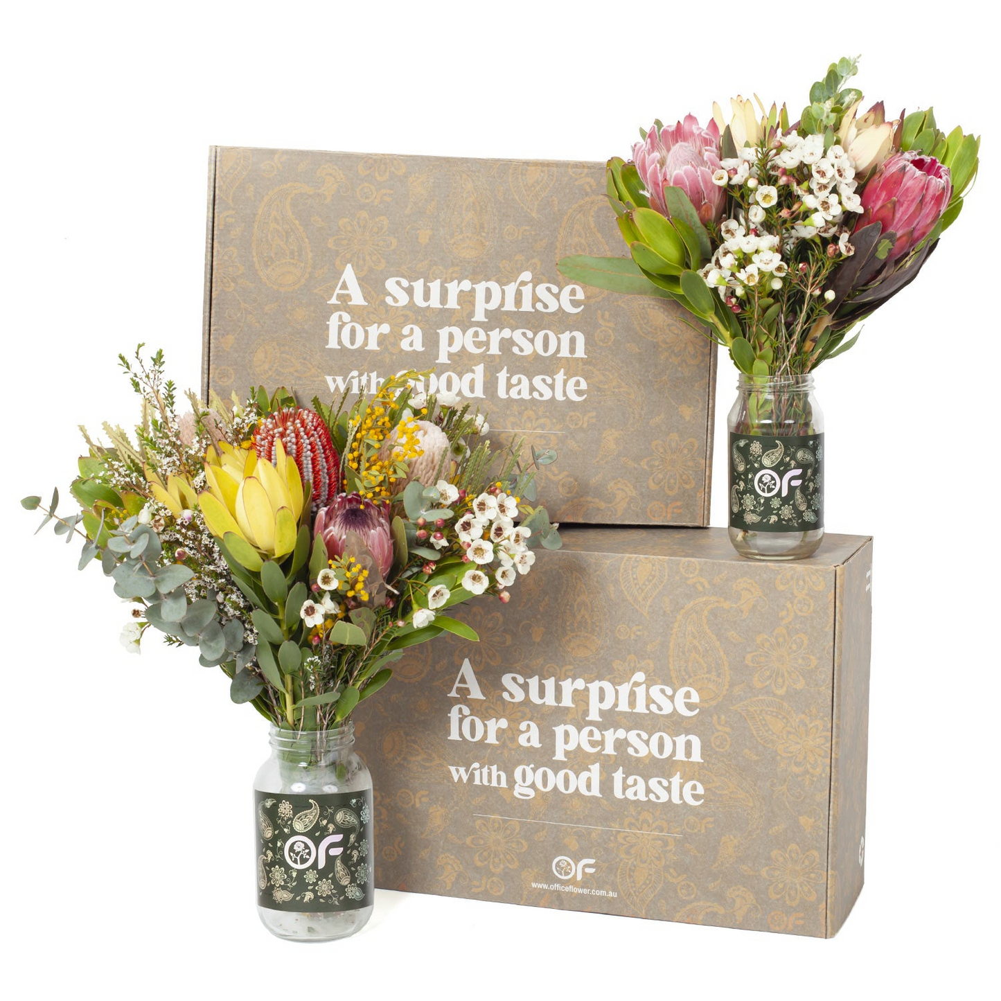 Custom Branded Flower Jar with Your Logo