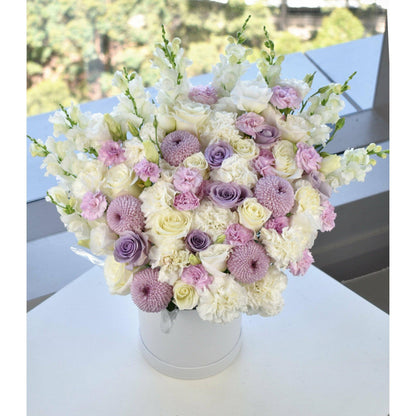 Pastel Purple Flower Box