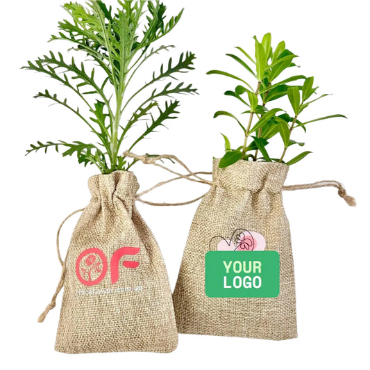 plant gifts with logos