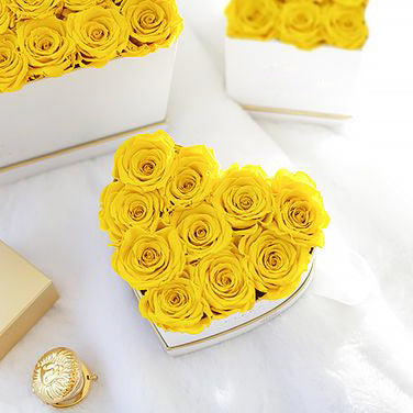 Yellow Hear Roses