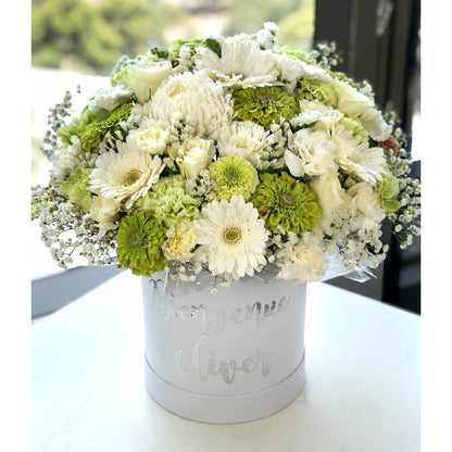 White and Green Blooms - Office Flower