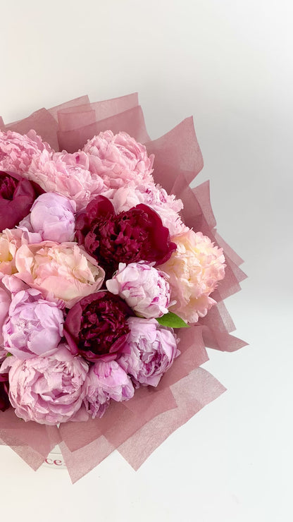 Peonies flowers