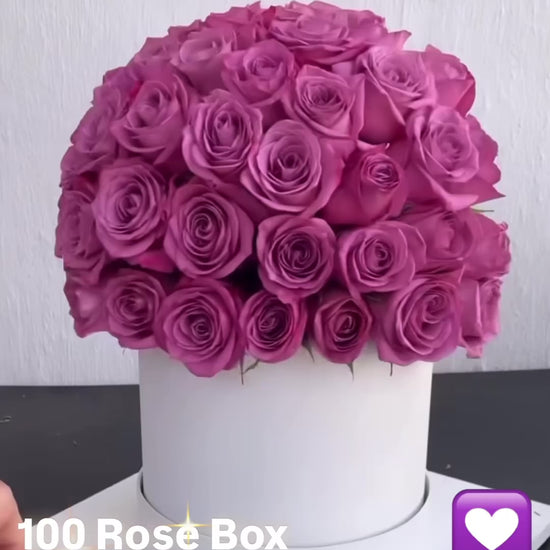 100 rose box