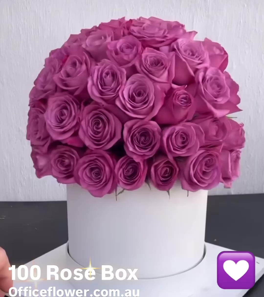 100 rose box