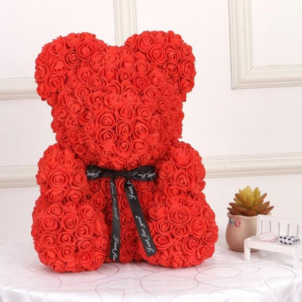Large Rose Bear