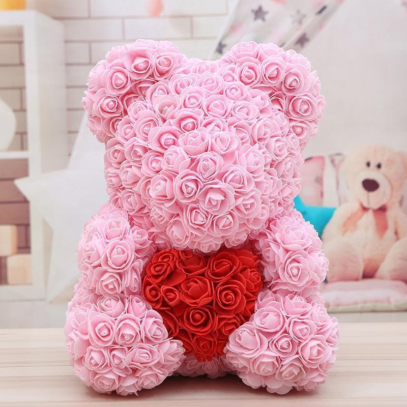 Heart rose bear on sale